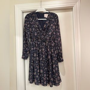 EUC Gal Meets Glam Navy Floral Size 0 Dress